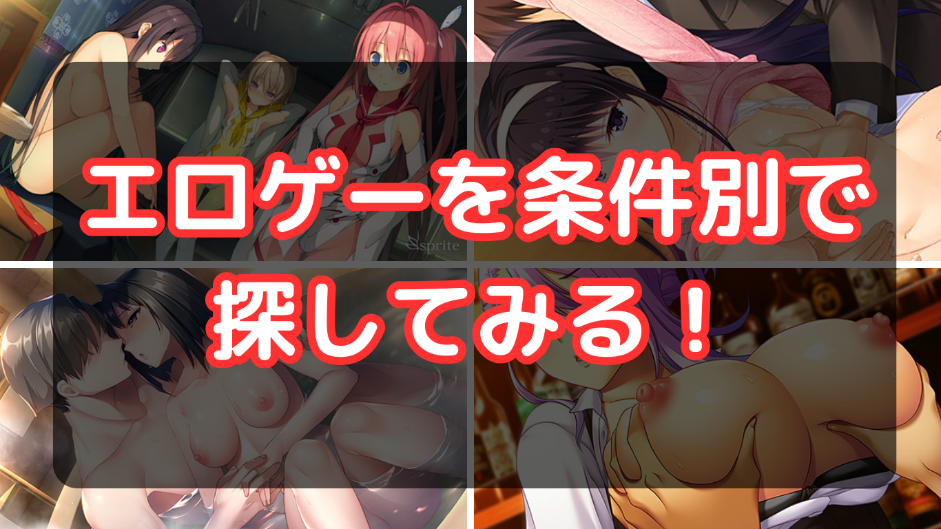 エロゲーを条件別で探してみる！