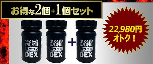 凝縮黒ウコンDEX2+1個セットの価格